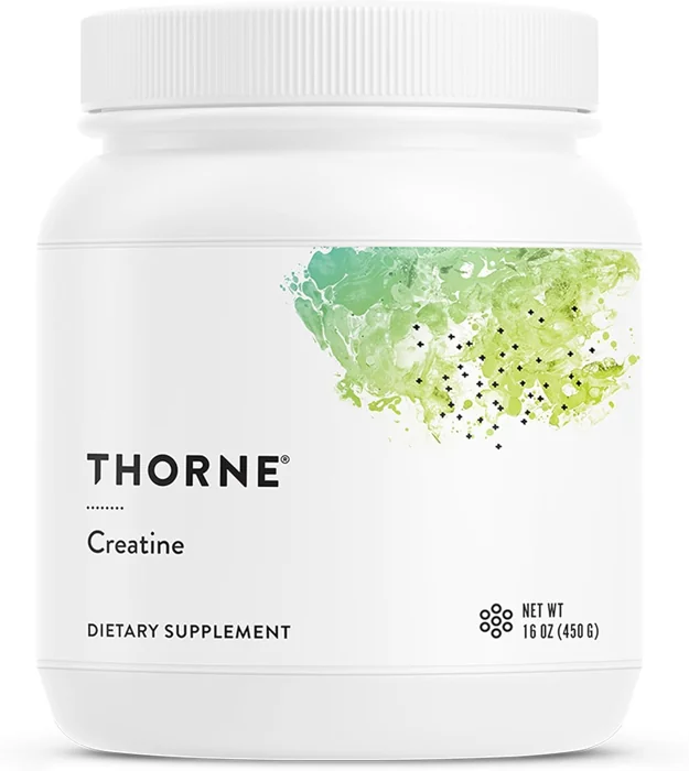 Thorne Creatine micronized creatine monohydrate powder, 90-serving tub